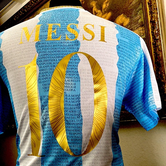Adidas Argentina Rare Homage to Diego Maradona Timeless Jersey with Messi 10. - Picture 7 of 10